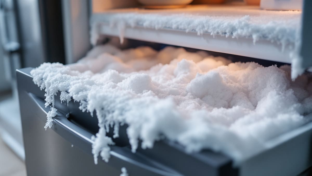 Illustration : congélateur qui givre trop : causes et contrôles à faire