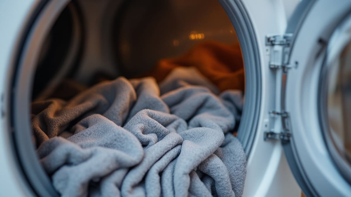 Illustration : sèche-linge qui tourne mais ne sèche plus le linge